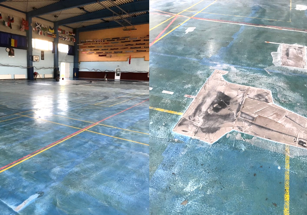 reconditionarea unei pardoseli sportive