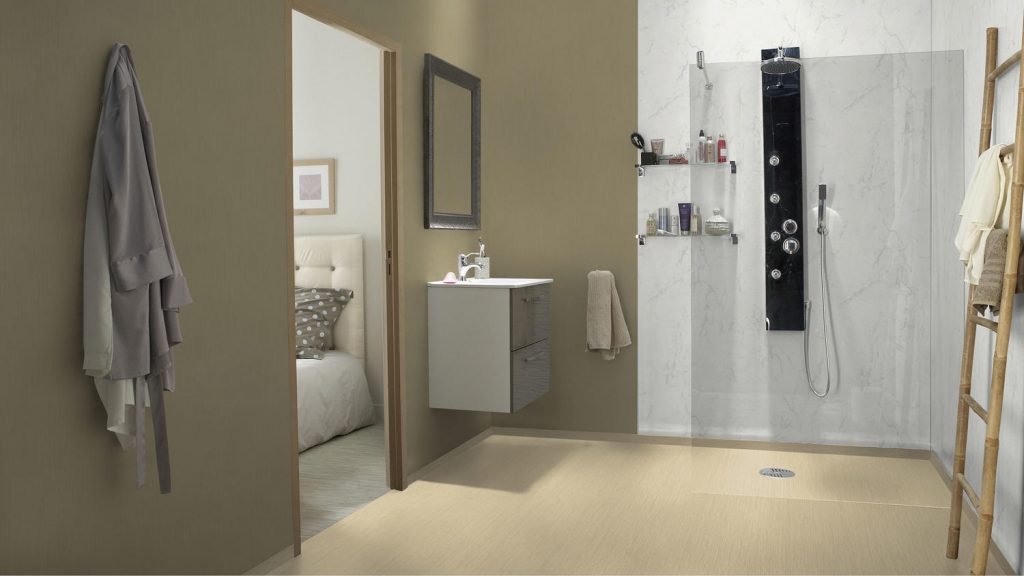 baie cu pvc antiderapant